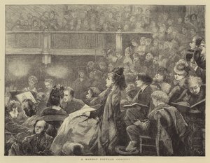 Un concierto popular de lunes